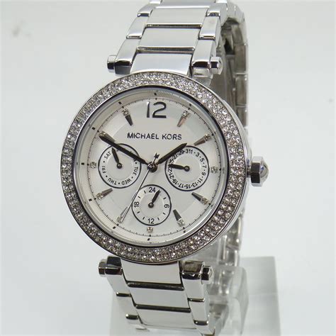 michael kors hunger silber uhr|michael kors ladies watches.